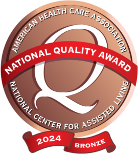 Image of a bronze circle representing the 2024 ACHA/NCAL Bronze Commitment to Quality Award