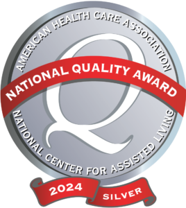 Image of a silver circle representing the 2024 ACHA/NCAL Silver Achievement in Quality Award