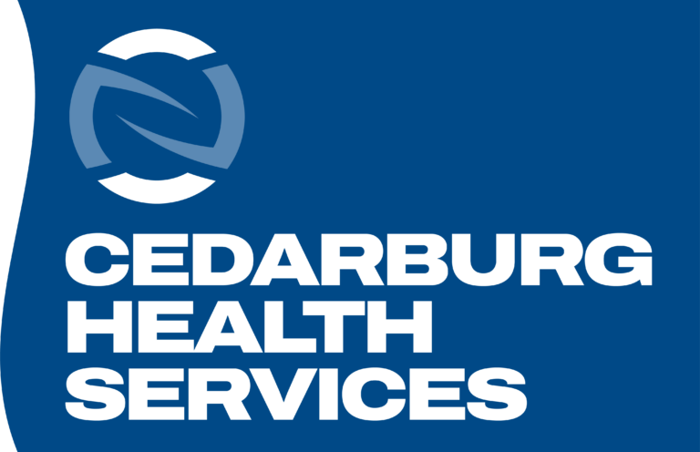 Blue Cedarburg Health Services Logo