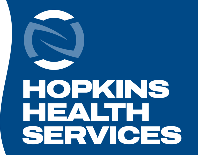 Blue Hopkins Health Service Logo