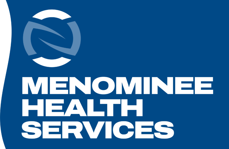 Blue Menominee Health Services Logo