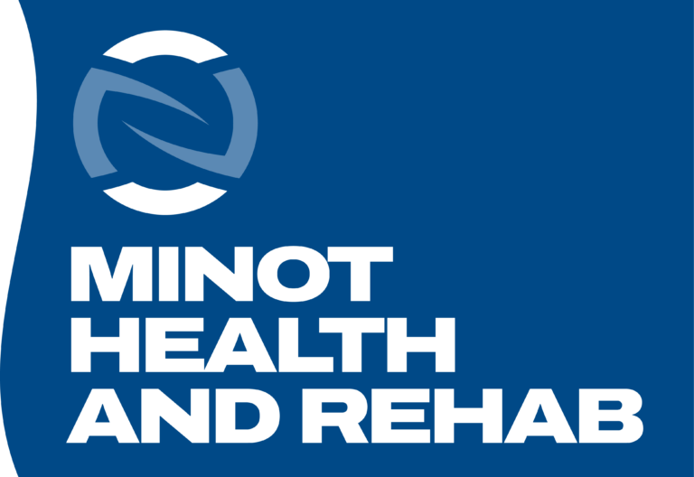 Blue Minot Health And Rehab Logo