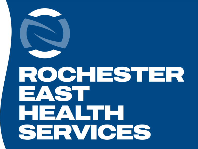 Blue Rochester East Health Services Logo