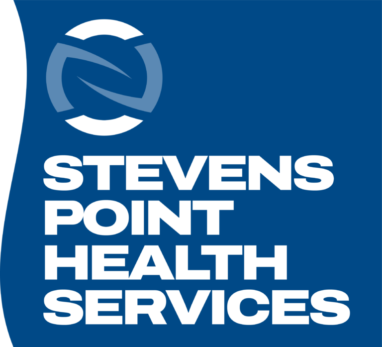 Blue Stevens Point Health Services Logo