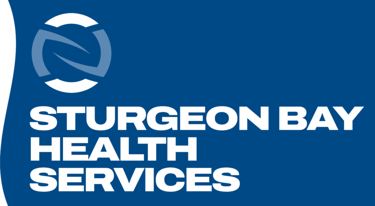 Blue Sturgeon Bay Health Services Logo